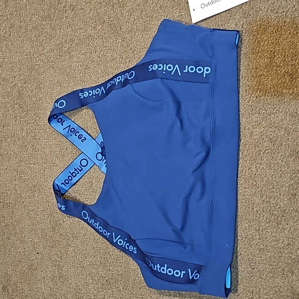 NWT - L Disney Mickey & Co. x Goofy Outdoor Voices Sports Bra
